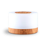 darrahopens Appliances > Aroma Diffusers & Humidifiers DEVANTI Aroma Diffuser Aromatherapy LED Night Light Air Humidifier Purifier Round Light Wood Grain 500ml Remote Control