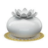 Darrahopens Appliances > Aroma Diffusers & Humidifiers Devanti Aromatherapy Diffuser Aroma Ceramic Essential Oils Air Humidifier Lotus