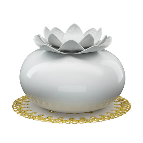 Darrahopens Appliances > Aroma Diffusers & Humidifiers Devanti Aromatherapy Diffuser Aroma Ceramic Essential Oils Air Humidifier Lotus