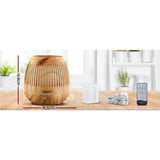 darrahopens Appliances > Aroma Diffusers & Humidifiers Devanti Aromatherapy Diffuser Aroma Essential Oils Air Humidifier LED Light 400ml