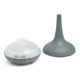 darrahopens Appliances > Aroma Diffusers & Humidifiers Essential Oil Diffuser Ultrasonic Humidifier Aromatherapy LED Light 200ML 3 Oils - Matte Grey