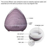 darrahopens Appliances > Aroma Diffusers & Humidifiers Essential Oils Ultrasonic Aromatherapy Diffuser Air Humidifier Purify 400ML - Violet