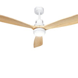 Darrahopens Appliances > Fans Devanti 52'' Ceiling Fan LED Light Remote Control Wooden Blades Timer Fans