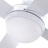 darrahopens Appliances > Fans Devanti 52'' Ceiling Fan w/Light w/Remote Timer - White