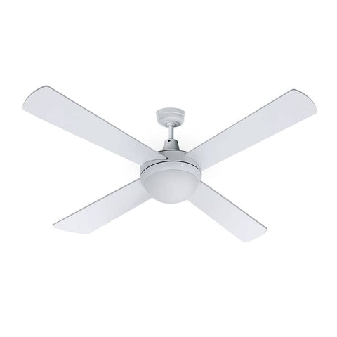 darrahopens Appliances > Fans Devanti 52'' Ceiling Fan w/Light w/Remote Timer - White