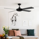 darrahopens Appliances > Fans Devanti 52'' Ceiling Fan w/Remote - Black