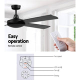 darrahopens Appliances > Fans Devanti 52'' Ceiling Fan w/Remote - Black