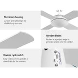 darrahopens Appliances > Fans Devanti 52'' Ceiling Fan w/Remote - White