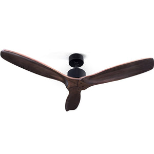 darrahopens Appliances > Fans Devanti 52'' Ceiling Fan With Remote Control Fans 3 Wooden Blades Timer 1300mm