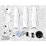 darrahopens Appliances > Fans Devanti 64'' DC Motor Ceiling Fan With Light LED Remote Control Fans 3 Blades