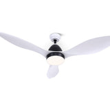 darrahopens Appliances > Fans Devanti Ceiling Fan Light Remote Control Ceiling Fans White 48'' 3 Blades