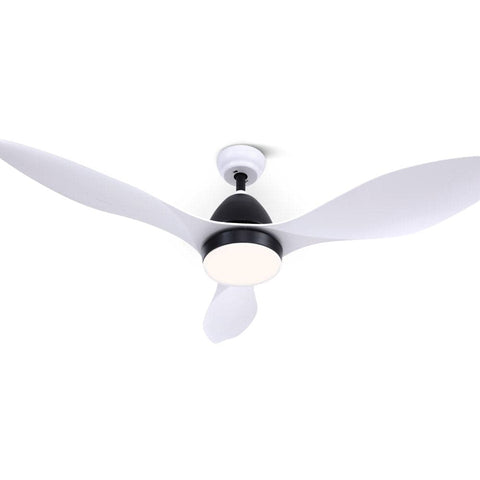 darrahopens Appliances > Fans Devanti Ceiling Fan Light Remote Control Ceiling Fans White 48'' 3 Blades