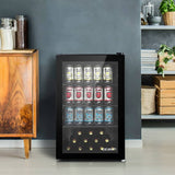 darrahopens Appliances > Fridges Devanti 70L Bar Fridge Glass Door Mini Countertop Freezer Fridges Bottle Cooler