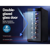 darrahopens Appliances > Fridges Devanti Wine Cooler 12 Bottle Thermoelectric Fridge Storage Chiller