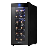 darrahopens Appliances > Fridges Devanti Wine Cooler 12 Bottle Thermoelectric Fridge Storage Chiller