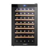 darrahopens Appliances > Fridges Devanti Wine Cooler Compressor Fridge Chiller Storage Cellar 51 Bottle Black