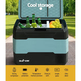 Darrahopens Appliances > Fridges Glacio 50L Portable Fridge Freezer Fridges Cooler Camping 12V/24V/240V Caravan