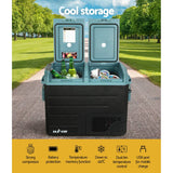Darrahopens Appliances > Fridges Glacio 50L Portable Fridge Freezer Fridges Cooler Camping 12V/24V/240V Caravan