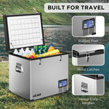 Darrahopens Appliances > Fridges Kolner 95l Portable Fridge Chest Freezer With Lcd Panel - Rv Vehicle Camping Refrigerator