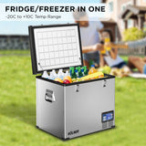 Darrahopens Appliances > Fridges Kolner 95l Portable Fridge Chest Freezer With Lcd Panel - Rv Vehicle Camping Refrigerator