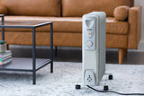 Darrahopens Appliances > Heaters 11-Fin Oil Column Heater 2400W w/ 3 Heat Settings & Wheels