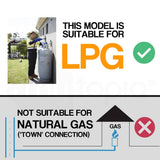 Darrahopens Appliances > Heaters BROMIC Supaheat II LPG Indoor Gas Heater Room Floor Portable Flueless Radiant