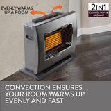 darrahopens Appliances > Heaters BROMIC Supaheat II Natural Gas Indoor Room Heater Portable Floor Flueless