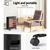 darrahopens Appliances > Heaters Devanti 2200W Infrared Radiant Heater Portable Electric Convection Heating Panel