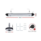 darrahopens Appliances > Heaters Devanti Electric Radiant Heater Patio Strip Heaters Infrared Indoor Outdoor Patio Remote Control 2000W