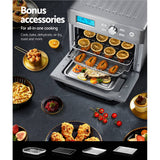 darrahopens Appliances > Kitchen Appliances 20L Air Fryer Convection Oven LCD Fryers Kitchen Cooker Accessories