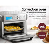 darrahopens Appliances > Kitchen Appliances 20L Air Fryer Convection Oven LCD Fryers Kitchen Cooker Accessories