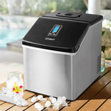 darrahopens Appliances > Kitchen Appliances DEVANTi 3.2L Portable Ice Cube Maker Cold Commercial Machine Stainless Steel
