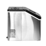 darrahopens Appliances > Kitchen Appliances DEVANTi 3.2L Portable Ice Cube Maker Cold Commercial Machine Stainless Steel
