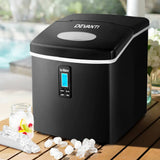 darrahopens Appliances > Kitchen Appliances DEVANTI 3.2L Portable Ice Cube Maker Machine Benchtop Counter Black