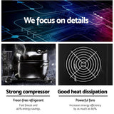 darrahopens Appliances > Kitchen Appliances DEVANTI 3.2L Portable Ice Cube Maker Machine Benchtop Counter Black