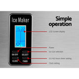 darrahopens Appliances > Kitchen Appliances Devanti 3.2L Stainless Steel Portable Ice Cube Maker