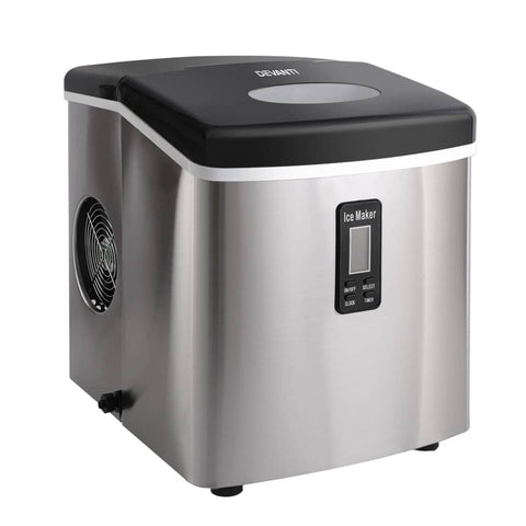 darrahopens Appliances > Kitchen Appliances Devanti 3.2L Stainless Steel Portable Ice Cube Maker