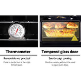 darrahopens Appliances > Kitchen Appliances Devanti 3 Burner Portable Oven - Black & Yellow