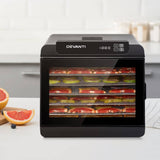 darrahopens Appliances > Kitchen Appliances Devanti 6 Tray Food Dehydrators Commercial Beef Jerky Maker Fruit Dryer Black