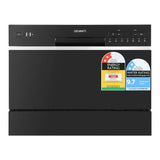 darrahopens Appliances > Kitchen Appliances Devanti Benchtop Dishwasher 6 Place Setting Counter Bench Top Dish Washer Black