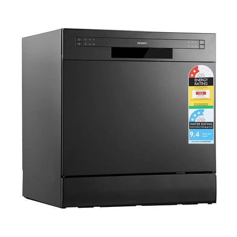 darrahopens Appliances > Kitchen Appliances Devanti Benchtop Dishwasher Counter Bench Top Freestanding Dish Washer 8 Place