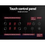 Darrahopens Appliances > Kitchen Appliances Devanti Ceramic Cooktop 60cm Electric Cooker 4 Burner Stove Hob Touch Control