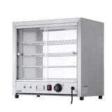darrahopens Appliances > Kitchen Appliances Devanti Commercial Food Warmer Pie Hot Display Showcase Cabinet Stainless Steel