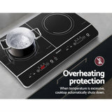 Darrahopens Appliances > Kitchen Appliances Devanti Electric Induction Cooktop 60cm Portable Kitchen Ceramic Glass Cooker