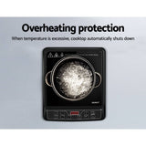 Darrahopens Appliances > Kitchen Appliances Devanti Electric Induction Cooktop Portable Cook Top Ceramic Kitchen Hot Plate