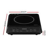 Darrahopens Appliances > Kitchen Appliances Devanti Electric Induction Cooktop Portable Cook Top Ceramic Kitchen Hot Plate