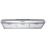 darrahopens Appliances > Kitchen Appliances DEVANTI Fixed Range Hood Rangehood Stainless Steel Kitchen Canopy 90cm 900mm