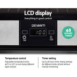 darrahopens Appliances > Kitchen Appliances Devanti Food Dehydrator with 5 Trays - Silver