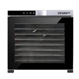 darrahopens Appliances > Kitchen Appliances Devanti Food Dehydrators Beef Jerky Dehydrator Fruit Dryer Stainless Steel