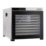 darrahopens Appliances > Kitchen Appliances Devanti Food Dehydrators Beef Jerky Dehydrator Fruit Dryer Stainless Steel